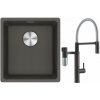 Súprava kuchynská batéria Franke Vital Semi-Pro 120.0621.313, granitový drez Franke Maris 125.0716.374