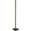 Globo Lighting Starla stojaca lampa 1x23.5 W čierna-drevo 67849S