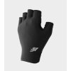 4F 4FSS23AFGLU057 DEEP BLACK Unisex cyklistické rukavice US M