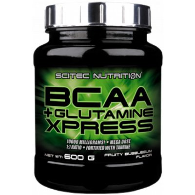 Scitec Nutrition BCAA + Glutamine Xpress 600 g, ovocná žuvačka