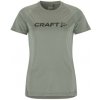 Craft CORE Essence Logo W 1911785 dámske tričko - zelená (647000(6470)) - XXL