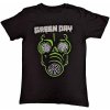 Green Day Tričko Green Mask Unisex Black 2XL