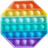 Pop It Rainbow antistresová hračka Osemuholník