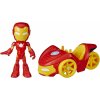 Hasbro Spiderman SPIDEY AND HIS AMAZING FRIENDS Iron Man figurka a vozidlo