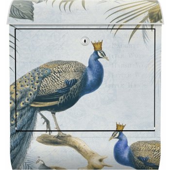 Arcondo Poštová schránka s priehradkou na noviny zvieratá zlatého vtáka  peacock king od 89,95 € - Heureka.sk