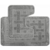Kúpeľňové predložky set 2 kusov Accalia sivé EMI