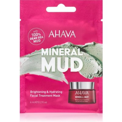 AHAVA Mineral Mud rozjasňujúca pleťová maska s hydratačným účinkom 6 ml