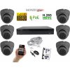 Monitorrs Security IP 6 kamerový set 2 Mpix GDome (6169K6) (Monitorrs Security)