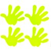 AMiO-03942 Sada reflexných nálepiek Hands