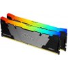 Kingston FURY Renegade/ DDR5/ 64GB/ 6400MHz/ CL32/ 2x32GB/ RGB/ Black/ Silv (KF564C32RSAK2-64)
