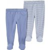 CARTER'S Polodupačky Blue Stripes chlapec 2ks 6m / veľ. 68