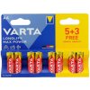 Batéria Varta Longlife Max Power AA 1,5 V LR6 4706 8 ks