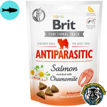 Brit snack Antiparasitic salmon & chamonile 150 g