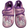 Setino dievčenské papuče Unicorn ružové