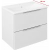 Sapho CIRASA umývadlová skrinka 58x54x39cm, biela lesk CR592-3030
