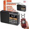 Mini FM rádio Bluetooth Prenosné na batérie Kuchynský bezdrôtový reproduktor
