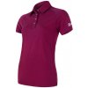 Dámske funkčné tričko s krátkym rukávom a golierom SENSOR Merino Active Polo lilla S