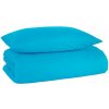 BedTex · Bavlnené jednofarebné posteľné obliečky - tyrkysové - 100% bavlna renforcé - 70 x 90 cm + 140 x 200 cm