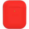 AppleKing matný silikónový obal pre AirPods 1 / 2 - červený - možnosť vrátiť tovar ZADARMO do 30tich dní