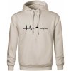Ekg Jeseníky - Oversized mikina pánska Moon - kratšia + širšia - 3XL ( Ľadovo sivá )