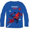 E plus M - Chlapčenské bavlnené tričko s dlhým rukávom Spiderman Marvel - modré 104