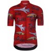 HOLOKOLO Cyklistický dres s krátkym rukávom - SPEED - červená S-135cm