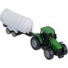 Alltoys Teamsterz traktor s valníkem červený traktor zelený valník 1:35