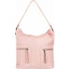 TESSA dámska koženková kabelka Ružová