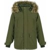 Detská Zateplená bunda COLOR KIDS PARKA W. FAKE FUR AF 10.000 740725.9526 – Olivová
