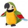 Plush Interaktívna plyšová hračka Papagáj opakujúci mávajúci 21cm