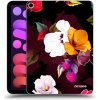 Picasee silikónový čierny obal pre Apple iPad mini 2021 (6. gen) - Flowers and Berries