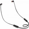 JBL T110 Black špuntová sluchátka, 3,5 mm jack, mikrofon, černá (T110BLK)