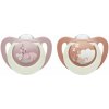 NUK First Choice Night Bunny/Sheep 0 – 6 m, 2 ks