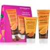 Dermacol Aroma Moment krémový sprchový gél 250 ml + Belgian Chocolate harmonizujúci telový peeling 150 ml kozmetická sada