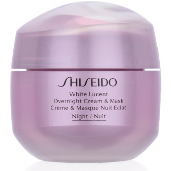 Shiseido White Lucent Overnight Cream & Mask nočný hydratačný krém a maska proti pigmentovým škvrnám 75 ml