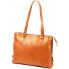 Kožená kabelka Florence hnedá KZ29072