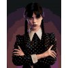 ZUTY Maľovanie podľa čísel - WEDNESDAY ADDAMS Rámovanie: bez rámu a bez vypnutia plátna, Rozmer: 40x50 cm