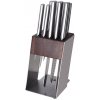 Sada kuchynských nožov so stojanom, nerez, 10ks