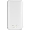 Canyon PB-301, Powerbank, Li-Pol, 10.000 mAh, Vstup: 1x Micro-USB, 1x Lightning, Výstup: 2x USB-A, biela CNE-CPB301W