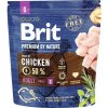 Granule pre psov Brit Premium by Nature Adult S 1 kg