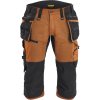 Blåkläder AB 1977 STRIKER Pracovní kalhoty pro řemeslníky pod kolena ze strečového materiálu Farba: Rezavá/černá, Veľkosť: C58