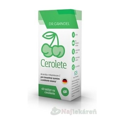 DR.GRANDEL CEROLETE tablety na cmúľanie 40 ks