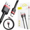 Baseus CATKLF-B91 Cafule USB-C 3A, 1m, červený
