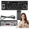 Stereo zosilňovač BT5.0 SD/USB/AUX + diaľkové ovládanie + anténa EU