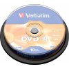 Verbatim 43523 DVD-R cakebox 10 4.7GB 16x matte silver