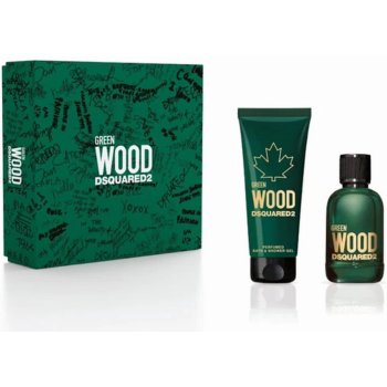 Dsquared2 Green Wood EDT 100 ml + sprchový gél 150 ml darčeková sada