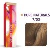 Wella Professionals Color Touch Pure Naturals profesionálna demi-permanentná farba na vlasy s multi-rozmernym efektom 7/03 60 ml