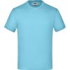 James & Nicholson Tričko JN 19, krátký rukáv, dětské COT02001941005-sky blue 2XL Modrá nebesky