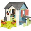Smoby Domček s reštauráciou a obchod s predzáhradkou Chef House Life rozšíriteľný so stolom