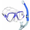 Mares Potápačský set X-VISION MID 2.0 pre užšiu tvár + ERGO DRY modrá/biela/transparent BLWCL